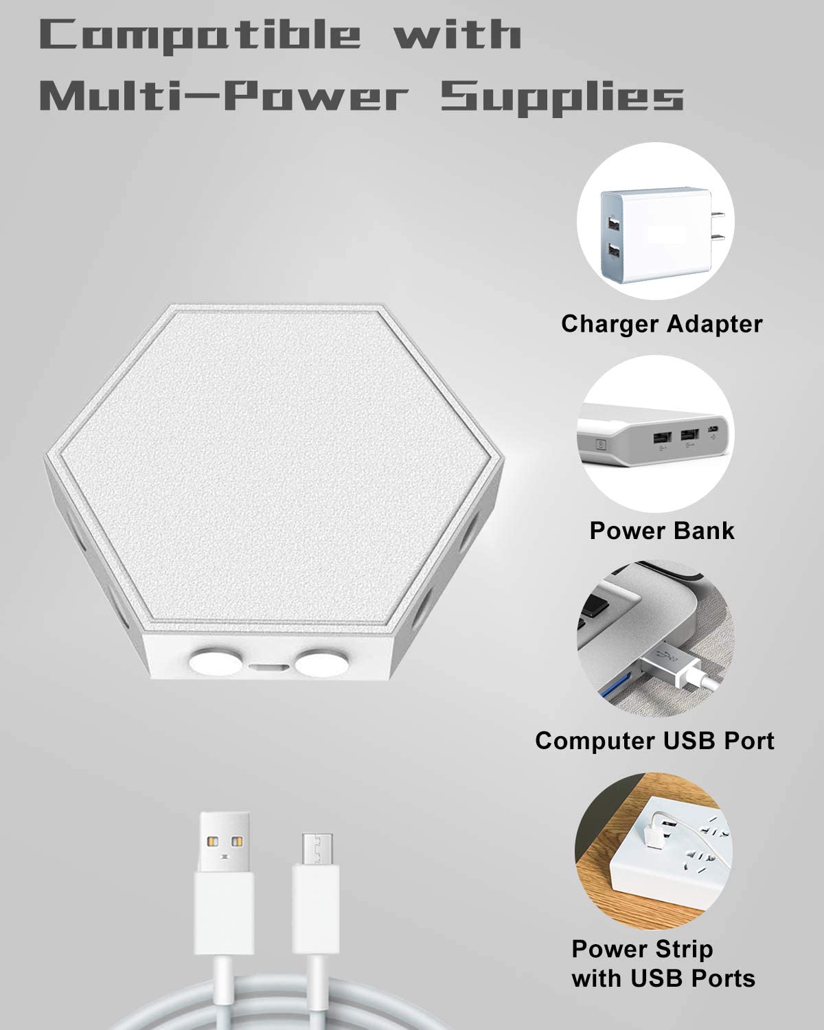 The Best Hexagon Lights Small Sweet Home