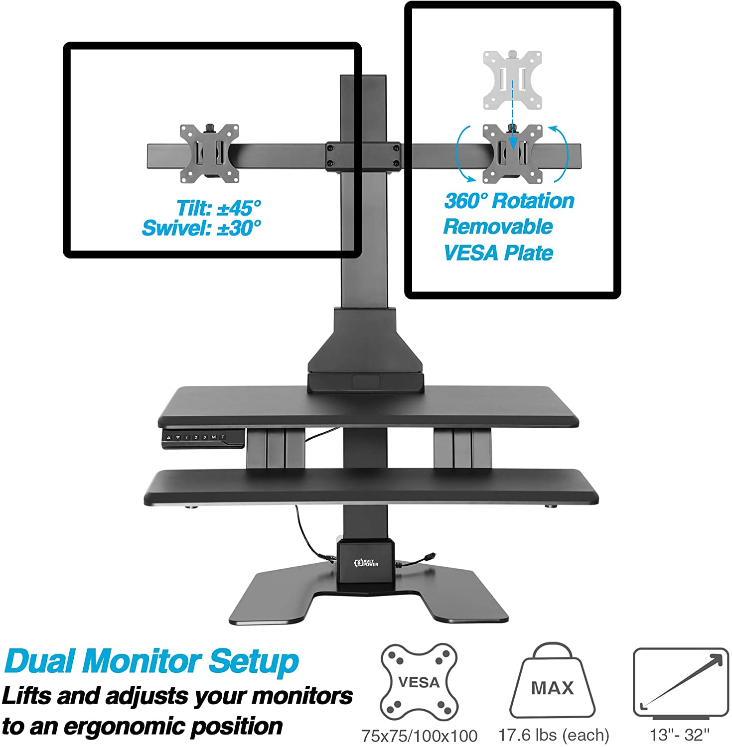 Best Electric Standing Desk Converters Small Sweet Home