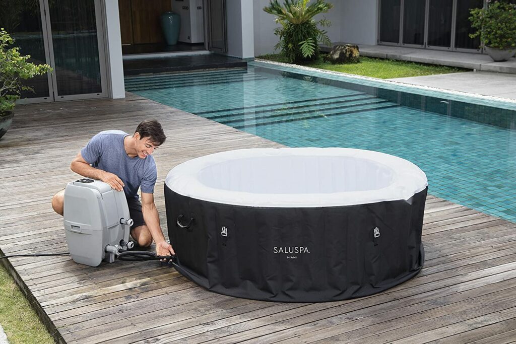 The Best Inflatable Hot Tubs Small Sweet Home